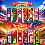 Coca-Cola Kemasan Kaleng 330mL Edisi Spesial Piala Dunia 2026 Coca Cola