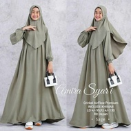 Pakaian Wanita RemajaTerabaru  Gamis Amira Syari