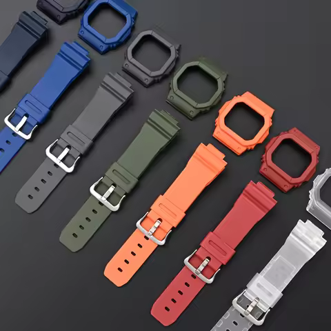For CASIO g-shock DW-5600EGWX-5600 GB-5600B G-5600E GW-M5610 GLX-5600GW-M5600 Silicone watch strap S