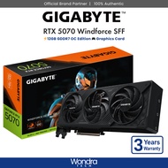 GIGABYTE GeForce RTX 5070 WINDFORCE SFF | 12GB GDDR7 | OC Edition | Graphics Card