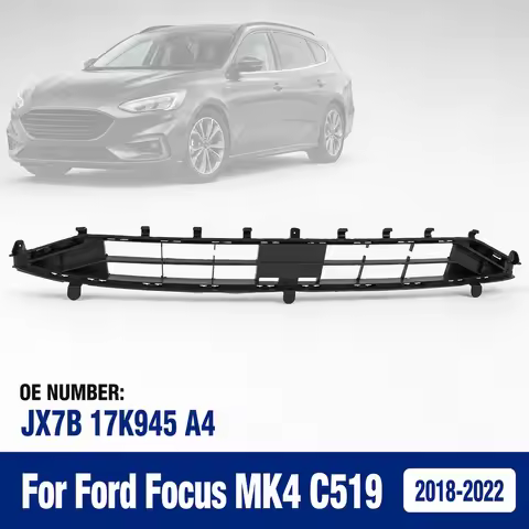 Front Bumper Lower Center Grille For Ford Focus MK4 C519 2018-2022 Hatchback Estate Style Titanium 2