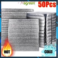 AG 50Pcs/Pack Aluminum Foil Bag, Ice Cold Warm Delivery Carrier Insulation Bag, Food Thermal Packing