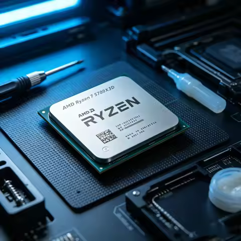AMD Ryzen 7 5700X3D Desktop CPU Ryzen 5000 Series 8C16T 4.1GHz 105W AM4 DDR4 Processor Compatible B5