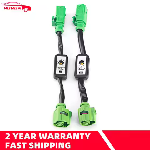 2Pcs Dynamic Turn Signal Indicator LED Taillight Add-On Module Cable Wire Harness 4G5945095A For Aud