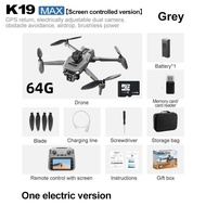 โดรนจีพีเอส K19พร้อมกล้อง8K Dron 4K เซ็นเซอร์หลีกเลี่ยงอุปสรรคมืออาชีพโดรน FPV WiFi เฮลิคอปเตอร์บังค