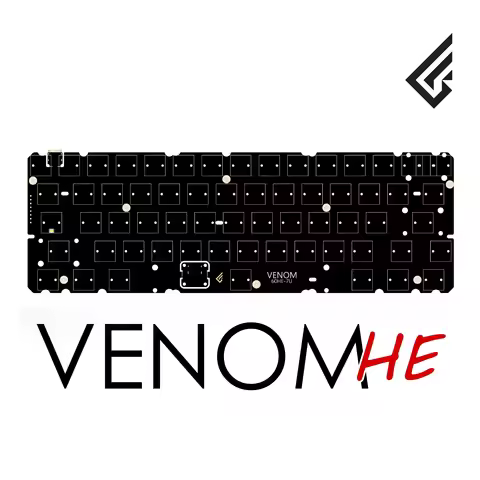 Original Geonworks Venom60 HE Keyboard PCB only 6.25u spacebar for replacement /repair