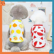 5 Color Pet Fruit Vest Dog Clothing New Teddy Dog Pet Clothing Cute Thin Dog Clothing Cat Clothing P