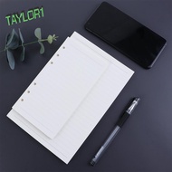 TAYLOR1 Paper Refill Grid Daily Planner School Supplies A5 A6 A7 Stationery Monthly Line Binder Insi