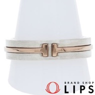 Tiffany T 字形窄戒指 #28（#28 寬度：約 0.2 公分）SV925/750 拋光，成色極佳 [二手]