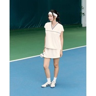 THE C.I.U women's straight form parachute Skirt, tennis girl style sporty A-line Skirt - Kendall Ski