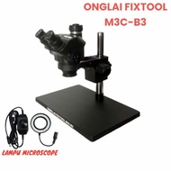 Ready Microscope Trinokular Onglai Fixtool M3C-B3 Original