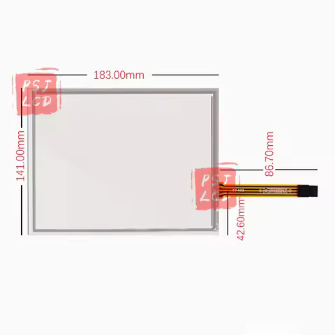 8 Inch Touch Screen 4 Wire Resistance Screen For Innolux AT080TN52 V1 EJ080NA-05B 05A 06A ST0080DETL