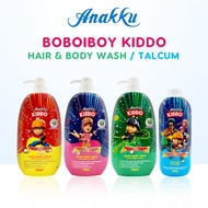 Anakku Kiddo Boboiboy Hair &amp; Body Wash Baby Powder Talcum | Baby Bath Soap &amp; Powder_Boboiboy
