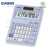 เครื่องคิดเลข Casio MX-12B ดีไซน์สวย รูปทรงโค้งมน ทันสมัย หน้าจอแสดงผล LCD ขนาดใหญ่เครื่องคิดเลข สีด