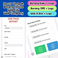 SERVIS TEMPAH borang OPR kokurikulum berlogo sekolah, syarikat, borang resit homestay, roomstay, sew