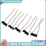5pcs 4.3" Wire Leads Black Battery Storage Slot Holder 1 x 12V 23A/27A