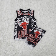 Chicago Bulls Kids Outdoor Sports Set is suitable for children aged 2-7 years