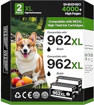 962 962XL Black Ink Cartridges for Printer Ink Compatible with 962XL Black Ink Cartridge for Ink 901