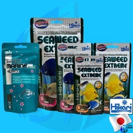 Hikari Seaweed Extreme S / M สำหรับปลาทะเลกินพืช SeaweedExtreme S M 45g 90g Saki-Hikari Marine Herbi