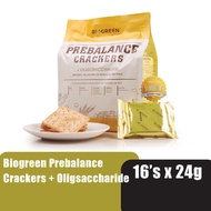 BIOGREEN Pre Balance Crackers + Oligosaccharide 24g X 16'S Biskut Halal Biscuit 饼干 / 健康零食 Biscuits /