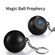 Keychain Black 8 Magic Prophet Ball Magic Props Hot Selling Toy 4.5CM