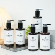 Balmain Grand Hyatt Hotel Shampoo/Conditioner/Body Wash/Shower Gel/Body Lotion Toiletries 300ml