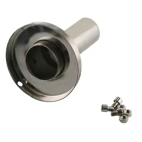JZZ universal high-quality sound control 76mm 89mm 102 114mm car exhaust dB-killer stainless steel m