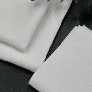 7240 White Embroidery Fabric, 15*15cm/20*20cm/25*25cm/30*30cm/30*45cm, 6pcs Set, Suitable For Handma
