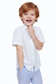 Áo sơ mi ngắn tay bé trai HM Authentic