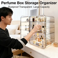Cosmetic Perfume Storage Box Organize Toy Handbag Helmet Show Box Kotak Dustproof