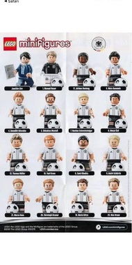 lego  71014 Minifigure 全套16隻 連底板所有配件 說明書及包裝袋