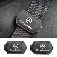 Car Safety Seat Belt Buckle Clip Seatbelt Stopper Adjuster Clip For Mercedes Benz W204 w210 w212  W203  W211 W124 W202 W204 AMG E300L E300L S-Class C-ClassLogo