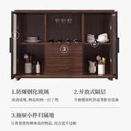 ST-🚢Chinese Style Sideboard Cabinet Ugyen Wooden Hallway Living Room Solid Wood Partition Wall Cupboard Storage Cabinet