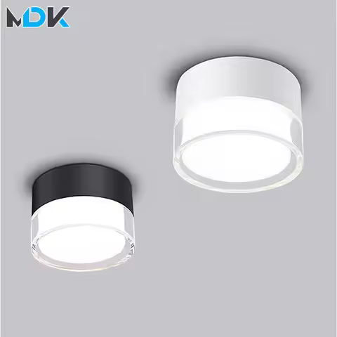 LED Downlight Surface Mounted Nordic Ceiling Light 9W 12W 15W 18W Dimmable Spot Light Circular 5W 7W