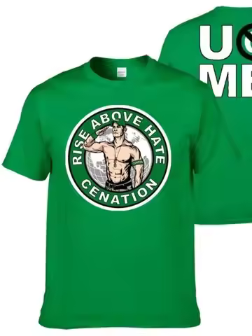 New men's and women's fashion printed T-shirts, men's and women's fashion shirts, WWE John Scene Win