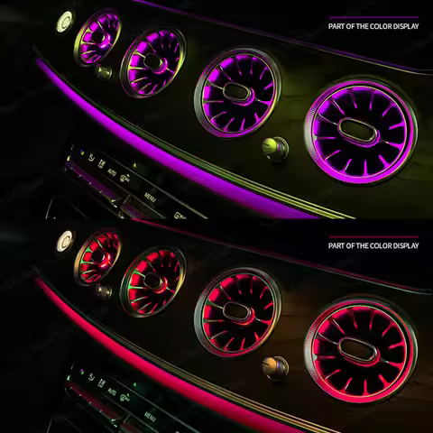 W205 Ambient Light 64 Colors Ambient Light Air Vent For Mercedes W205 W213 W238 W177 W206 W222 W464 