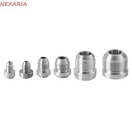 NEXARIA‌ Silver Male Aluminium Weld, Aluminum AN4-AN20 Straight Male Weld Fitting Adapter, High Qual