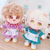 Kpop 20CM Ikun Lisa Jennie Twice Yibo Xiao Zhan Lolita Maid Cosplay Dress Toy Dolls Accessories