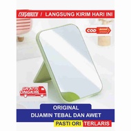 Simple Square Portable Folding Makeup Mirror Beauty Comb for Facial Makeup Cermin Makeup Cermin Keci