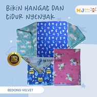 Bedong Velvet Junior Kain Pernel Anak Bayi Lembut Murah