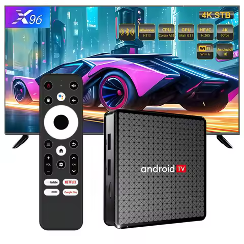 X96 X5 Android 10 TV Box Allwinner H313 WiFi 6 4K 60fps HDR10+ Bluetooth 5.0 Smart Media Player Yout