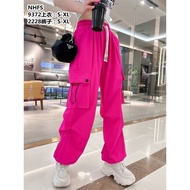 พร้อมส่งจากไทย กางเกงใส่เต้นแบบลิซ่า สไตล์เกาหลี K-pop สตรีท ฮิปฮอป Cover Dance สำหรับเด็ก