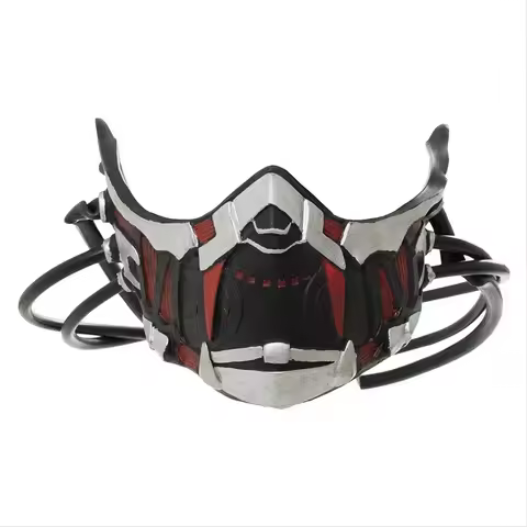 2026 Mia Karnstein Mouth Mask Game Code Vein Cosplay Costume Accessories Latex Adult Headwear Props 