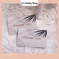 [FUNNYSHOP] Combo of 50 Thank You Cards, Thank You Cards, Thank You Cards - Size 9x5,4cm - C300 Pape