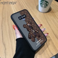 Hontinga เคสโทรศัพท์สำหรับ Samsung Galaxy Note 9เคสแข็งใสผิวหมีกลไกการ์ตูนน่ารักเคสแบบเต็มตัวกล้องป้องกันเคสใสสำหรับเด็กผู้ชายเด็กผู้หญิง