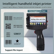 Portable hand-held inkjet printer  12.7mm Label Printer QR Bar Batch Code date of manufacture Printe
