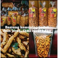 (1 ball contains 1.8 kg) Spicy Kemuning Basreng with Lime Leaves Ball contains 1.8 kg / Delicious Vi
