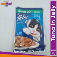 Felix Tuna Wet Cat Food 85g Adult / Purina Felix Pouch Original