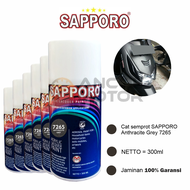 Sapporo Anthracite Grey 7265 Cat Semprot Aerosol Pilox Warna Abu Gelap