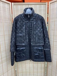 🧥Chanel Black Down Jacket Fashion show fit Size 34 香奈兒黑色拼接羽絨外套，秀款 34碼